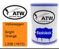 Preview: Volkswagen, Bright Orange, L20B (1973): 500ml Lackdose, von ATW Autoteile West.